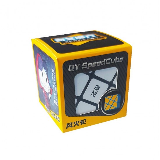 Cub Magic 3x3x3 QiYi Windmill Speedcube, Black, 460CUB-1
