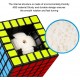 Cub Magic 6x6x6 Moyu MoFang Meilong, Black, 440CUB-1
