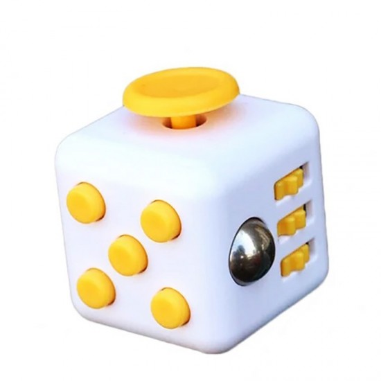 Fidget Cub antistres, Magic cube, Galben 1010ZX Fidget Cub antistres, Magic cube, Galben 1010ZX