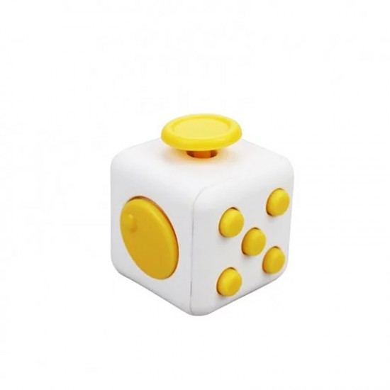 Fidget Cub antistres, Magic cube, Galben 1010ZX Fidget Cub antistres, Magic cube, Galben 1010ZX