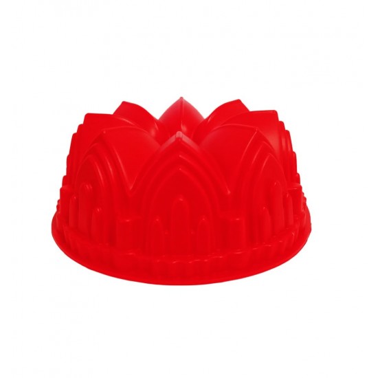 Forma din silicon pentru chec, cozonac pane, Blat tort, Rosu, 22 cm , 278COF