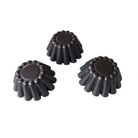 Forma pentru Savarine, Set 3 cavitati, Gri, 10 cm, 326COF
