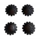 Forma pentru Savarine, Set 4 cavitati, Gri, 10 cm, 327COF