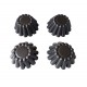 Forma pentru Savarine, Set 4 cavitati, Gri, 10 cm, 327COF