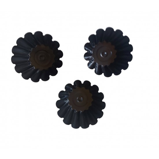 Forma pentru Savarine, Set 5 cavitati, Negru, 10 cm, 399COF Forma pentru Savarine, Set 5 cavitati, Negru, 10 cm, 399COF