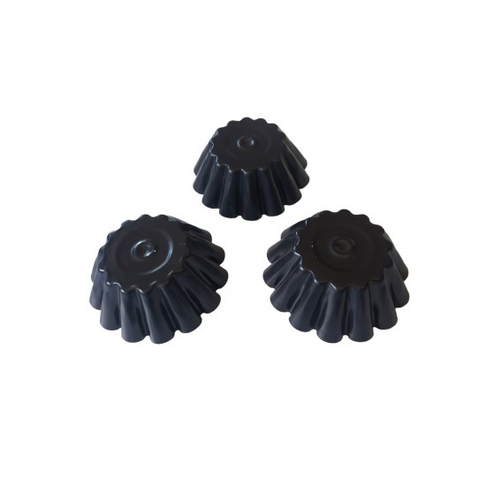 Forma pentru Savarine, Set 5 cavitati, Negru, 10 cm, 399COF Forma pentru Savarine, Set 5 cavitati, Negru, 10 cm, 399COF