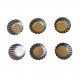 Forma pentru mini Tarte, Set 6 cavitati, Roz, 6.5 cm, 387COF Forma pentru mini Tarte, Set 6 cavitati, Roz, 6.5 cm, 387COF