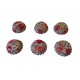 Forma pentru mini Tarte, Set 6 cavitati, Roz, 6.5 cm, 387COF Forma pentru mini Tarte, Set 6 cavitati, Roz, 6.5 cm, 387COF