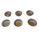 Forma pentru mini Tarte, Set 6 cavitati, Roz, 6.5 cm, 387COF Forma pentru mini Tarte, Set 6 cavitati, Roz, 6.5 cm, 387COF