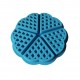 Forma silicon 5 cavitati triunghi, Pentru Grofe, Albastru, 21 cm, 253COF