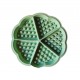 Forma silicon 5 cavitati triunghi, Pentru Grofe, Verde, 21 cm, 252COF