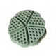 Forma silicon 5 cavitati triunghi, Pentru Grofe, Verde, 21 cm, 252COF