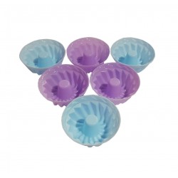 Forma silicon, Set 6 cavitati, Mini chec, CooKstyle, 133COF