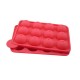 Forma silicon pentru acadele sau bomboane, 12 cavitati, Rosu, 17. 5 cm, 428COF
