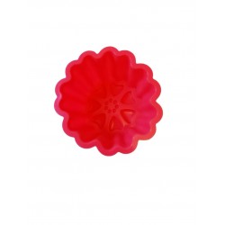 Forma silicon pentru briose, 1 cavitate, Rosu, 9 cm, 330COF