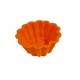 Forma silicon pentru briose, 1 cavitate, Portocaliu, 9 cm, 329COF