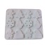 Forma silicon pentru prajituri, 12 cavitati, Sarbatori de iarna, 152COF