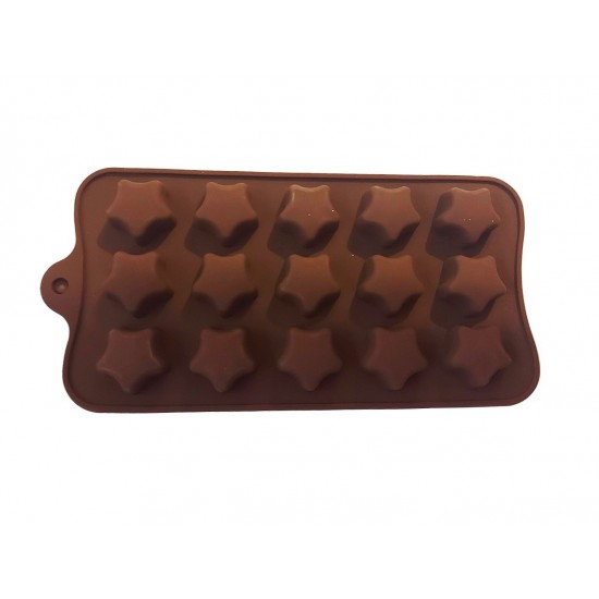 Forma silicon pentru prajituri, 15 cavitati, Ciocolata,bomboane, 160COF