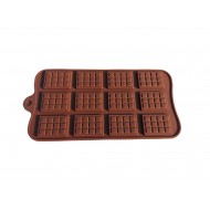 Forma silicon pentru prajituri, Patratele de ciocolata, 175COF