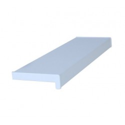 Glaf PVC interior pentru ferestre Alb 150 x 15 cm 
