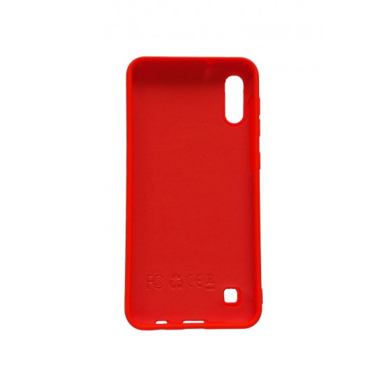 Husa telefon compatibila cu Samsung Galaxy A10, Rosu, Cu interior de catifea, 148HT