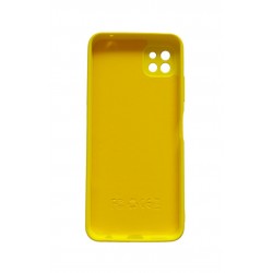 Husa telefon compatibila cu Samsung Galaxy A22 5G, Galben, Cu interior de catifea, 159HT Husa telefon compatibila cu Samsung Galaxy A22 5G, Galben, Cu interior de catifea, 159HT