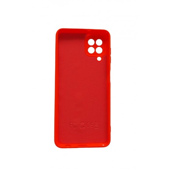 Husa telefon compatibila cu Samsung Galaxy A22, A22 4G, Rosu, Cu interior de catifea, 201HT