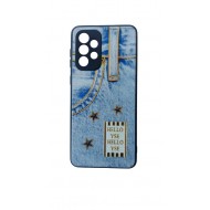 Husa telefon compatibila cu Samsung Galaxy  A33 5G, Albastru, Hello, 301HT