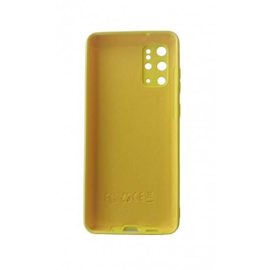Husa telefon compatibila cu Samsung Galaxy S20 Plus, Galben, Cu interior de catifea, 258HT Husa telefon compatibila cu Samsung Galaxy S20 Plus, Galben, Cu interior de catifea, 258HT