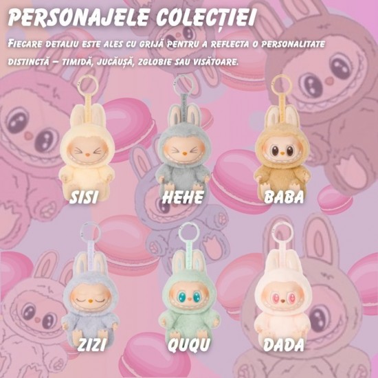 Jucarie de plus Labubu The Monsters – include un plus surpriza si 6 stickere Labubu waterproof pentru telefon, LA1 Jucarie de plus Labubu The Monsters – include un plus surpriza si 6 stickere Labubu waterproof pentru telefon, LA1