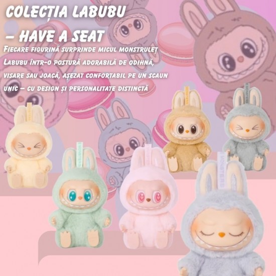 Jucarie de plus Labubu The Monsters – include un plus surpriza si 6 stickere Labubu waterproof pentru telefon, LA1 Jucarie de plus Labubu The Monsters – include un plus surpriza si 6 stickere Labubu waterproof pentru telefon, LA1