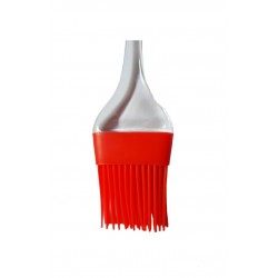 Pensula de uns din silicon, Rosu, 22 cm, 298COF