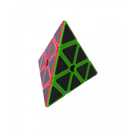 Cub Magic Pyraminx 3x3x3, Fanxin, Fibra de carbon, 503CUB