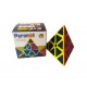 Cub Magic Pyraminx 3x3x3, Fanxin, Fibra de carbon, 503CUB
