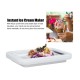 Plita termica pentru inghetata Thailandeza instant tip rulou, Accesorii Incluse, 22 cm, Alb, 411COF Plita termica pentru inghetata Thailandeza instant tip rulou, Accesorii Incluse, 22 cm, Alb, 411COF