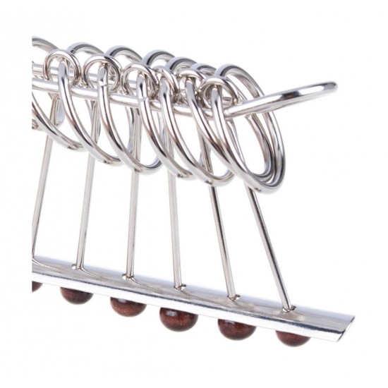 Puzzle 9 inele legate din Metal, pentru copii si adolescenti, 13BAFF Puzzle 9 inele legate din Metal, pentru copii si adolescenti, 13BAFF