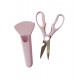 Foarfeca de Bucatarie cu Suport, Multifunctionala, Roz, 21 cm, S233