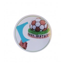 Sablon pentru decorare torturi, Turcoaz, 17 cm, 382COF Sablon pentru decorare torturi, Turcoaz, 17 cm, 382COF