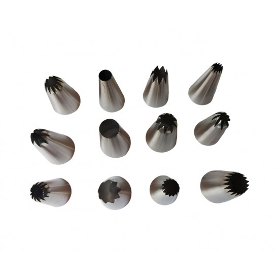 Set 12 duiuri ornat din inox, 5 cm, 362COF