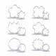Set 12 forme decupatoare, pentru biscuiti, 5.5 cm, 381COF Set 12 forme decupatoare, pentru biscuiti, 5.5 cm, 381COF