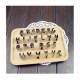 Set 26 forme decupatoare, pentru biscuiti, Litere, Abecedar, 3 cm, 379COF