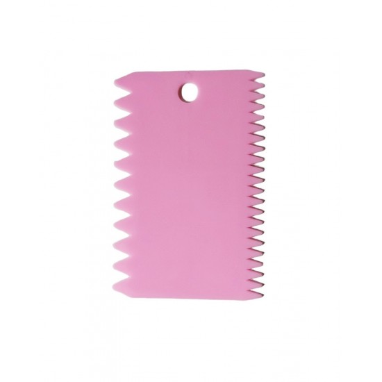 Set 3 Spatule flexibile pentru Ornare torturi, Roz, 11 cm, 323COF