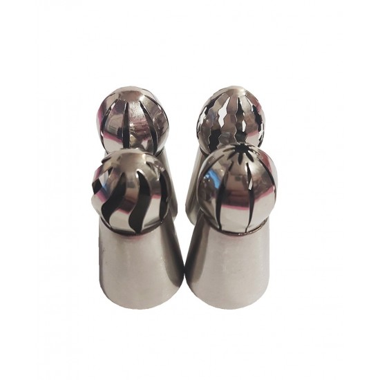 Set 4 duiuri ornat din inox, Russia, 5.5 cm, 136COF Set 4 duiuri ornat din inox, Russia, 5.5 cm, 136COF