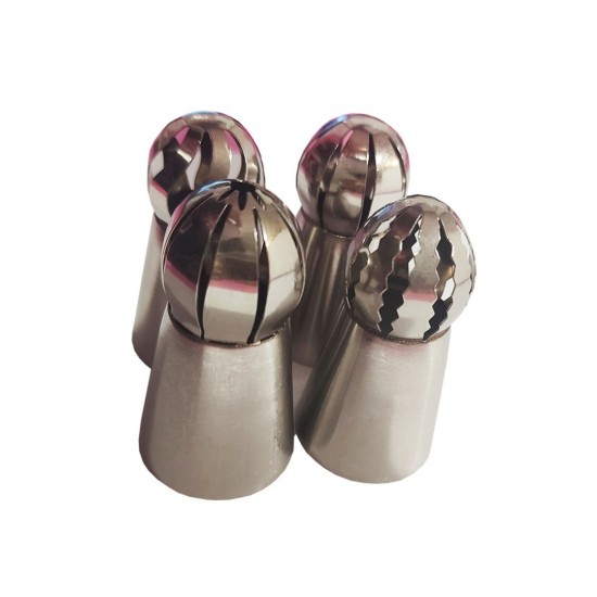 Set 4 duiuri ornat din inox, Russia, 5.5 cm, 136COF Set 4 duiuri ornat din inox, Russia, 5.5 cm, 136COF