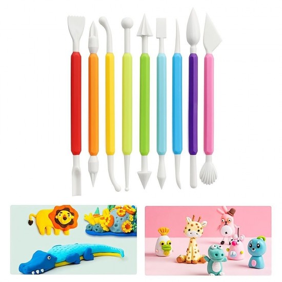Set 9 Instrumente de modelat pentru cofetarie, Multicolor, 17 cm, 369COF Set 9 Instrumente de modelat pentru cofetarie, Multicolor, 17 cm, 369COF