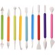 Set 9 Instrumente de modelat pentru cofetarie, Multicolor, 17 cm, 369COF Set 9 Instrumente de modelat pentru cofetarie, Multicolor, 17 cm, 369COF