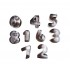 Set 9 forme decupatoare, pentru biscuiti, Cifre, 5.5 cm, 377COF