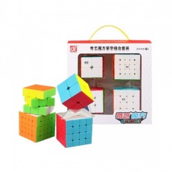 Set Cub Magic QiYi 4 In 1 stickerless profesional , 173CUB-1 Set Cub Magic QiYi 4 In 1 stickerless profesional , 173CUB-1