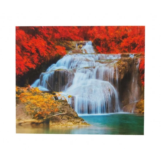 Set pictura cu diamante 5D, Model Cascada, 50 cm, 174918C-6 Set pictura cu diamante 5D, Model Cascada, 50 cm, 174918C-6