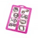 Set puzzle Brain Twister 8 jocuri din Metal, pentru copii si adolescenti, 393CUB-1 Set puzzle Brain Twister 8 jocuri din Metal, pentru copii si adolescenti, 393CUB-1